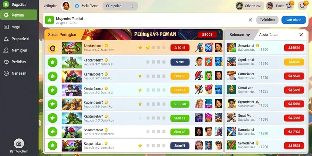 Sistem hadiah yang menggiurkan untuk para pemain.
