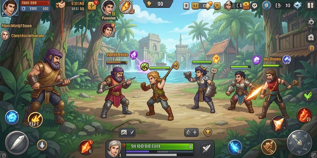 Mode multiplayer yang memungkinkan Anda bermain bersama teman.