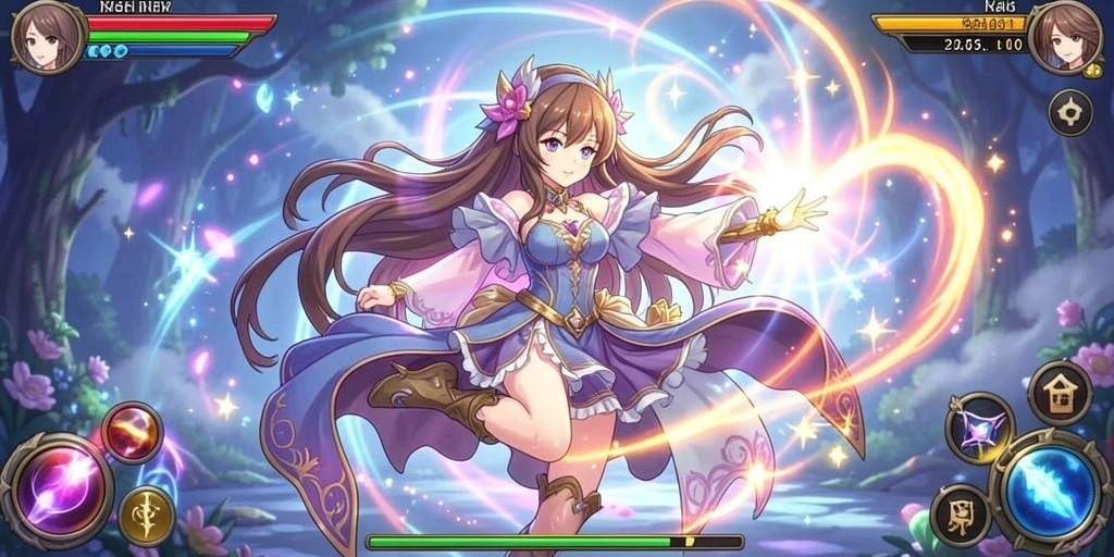 Pemandangan indah yang mengungkapkan detail grafis dalam game.
