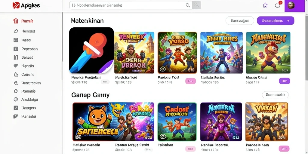 Screenshot dari mode permainan yang seru dan menantang.