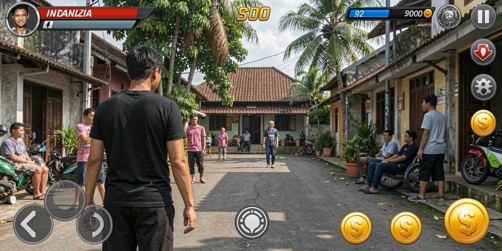 Bermain dengan teman secara online sangat seru!