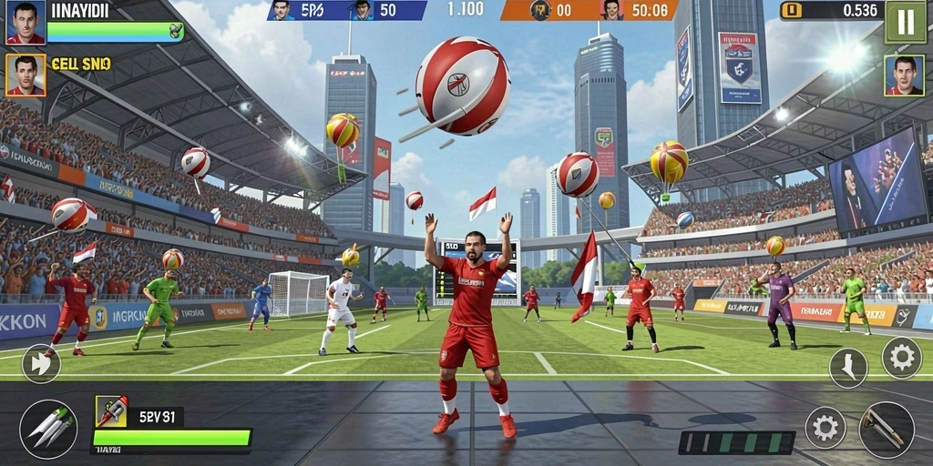 Animasi halus yang membuat pengalaman bermain semakin seru.